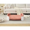 Gulches White Pink Pet Bed - Scandinavian Style Cat Couch - 3 of 4