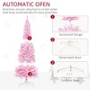 NicBex 6ft Prelit Snow Flocked Artificial Christmas Tree with 500 Branch Tips, Warm LED Lights and Metal Base for Indoor - 4 of 4