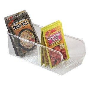 InterDesign 54930 Linus Pack Place Organizer Bin, Clear - 1 of 1