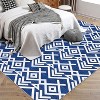 Geometric Washable Area Rugs Stain Resistant Non-Slip Large Carpet for Living Room, Bedroom, Dining Room, Kitchen Nursery - 4 of 4