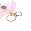 Unique Bargains Christmas Double Ring and Lobster Clasp Plush Mesh Metal Keychain 1 Pc - 3 of 4