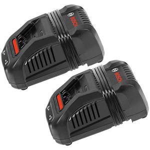 Bosch 2 pack of OEM 18 Volt Lithium-Ion Battery Chargers # BC1880-2PK - 1 of 3