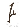 Decorative Bird on Tree Branch Hook-Cast Iron Shabby Chic Rustic Wall Mount Hooks for Coats, Towels, Hats, Scarves, Jewelry, and More by Lavish Home - 2 of 4