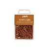 JAM Paper Colored Standard Paper Clips Small 1 Inch Rose Gold Paperclips 21832057A - 2 of 4