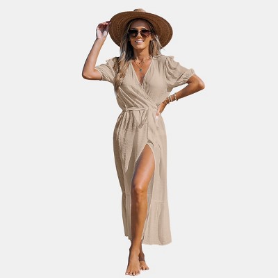 Women's Breezy Beach Cover Up Maxi Dress - Cupshe