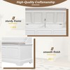 Kumasinova Retro Storage Bench,Shoe Bench with Soft-Close Devices,Storage Chest with Hidden Storage,Cushion,Ottomans for Living Room,Entryway - 4 of 4