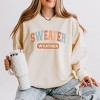 Simply Sage Market Women's Lightweight Garment Dyed Graphic Sweatshirt Varsity Sweater Weather - 2 of 4