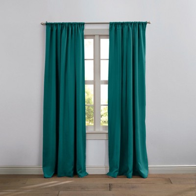 BrylaneHome BH Studio Room-Darkening Rod-Pocket Panel