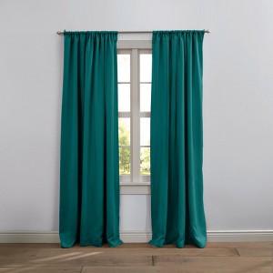 BrylaneHome BH Studio Room-Darkening Rod-Pocket Panel - 1 of 4