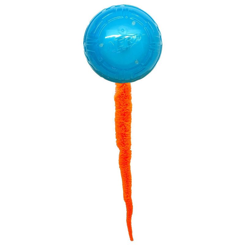 Nerf Cat Wiggle LED Ball with Tail Cat Toy - Blue/Orange - 3.5&#34;, 2 of 6
