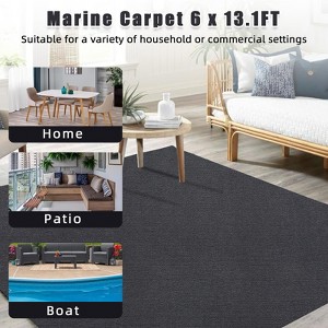 6x23FT Marine Boat Carpet - Waterproof, Non-Slip Outdoor Rug for Deck, Patio, Camping - 1 of 4