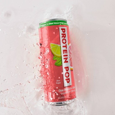 Protein Pop Citrus Flavoured Water - 12 fl oz