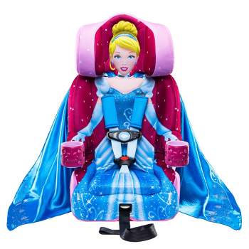 KidsEmbrace Disney Cinderella Safety Vehicle Combination 5 Point Harness High Back Booster Car Seat for Ages 12 Months to 10 Years Old