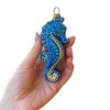 Exotic Seahorse Glass Christmas Ornament, Aquatic Beach Themed Nautical Decor| OrnamentallyYou - 4 of 4