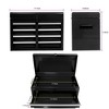 5-Drawer Rolling Tool Chest With Wheels Detachable Storage Cabinet Cart With Bottom Cabinet Adjustable Shelf Tool Organizer,Irregular,black,17.7in - 4 of 4