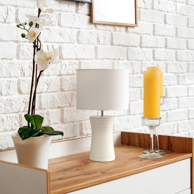 Ceramic Hourglass Table Lamp - Simple Designs