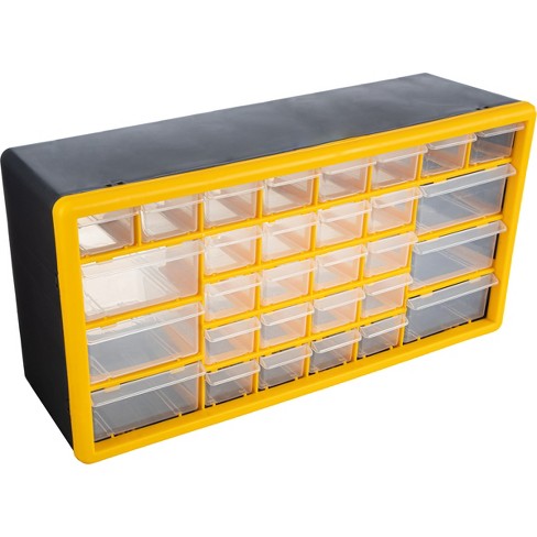 Fleming Supply Storage Containers 24-Compartment Plastic Small Parts  Organizer