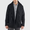 Alpine Swiss Mason Mens Wool Blend Classic Pea Coat Jacket - 2 of 4