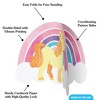 Big Dot of Happiness 3D Unicorn Centerpiece Table Decorations, Multiple Colors, Freestanding Rainbow Unicorn Birthday Party Centerpieces - 8 Count - 3 of 4