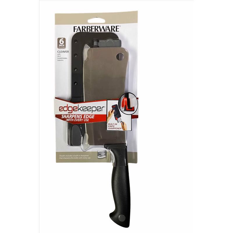 Farberware 6 in. L Stainless Steel Cleaver 2 pc, 1 of 2