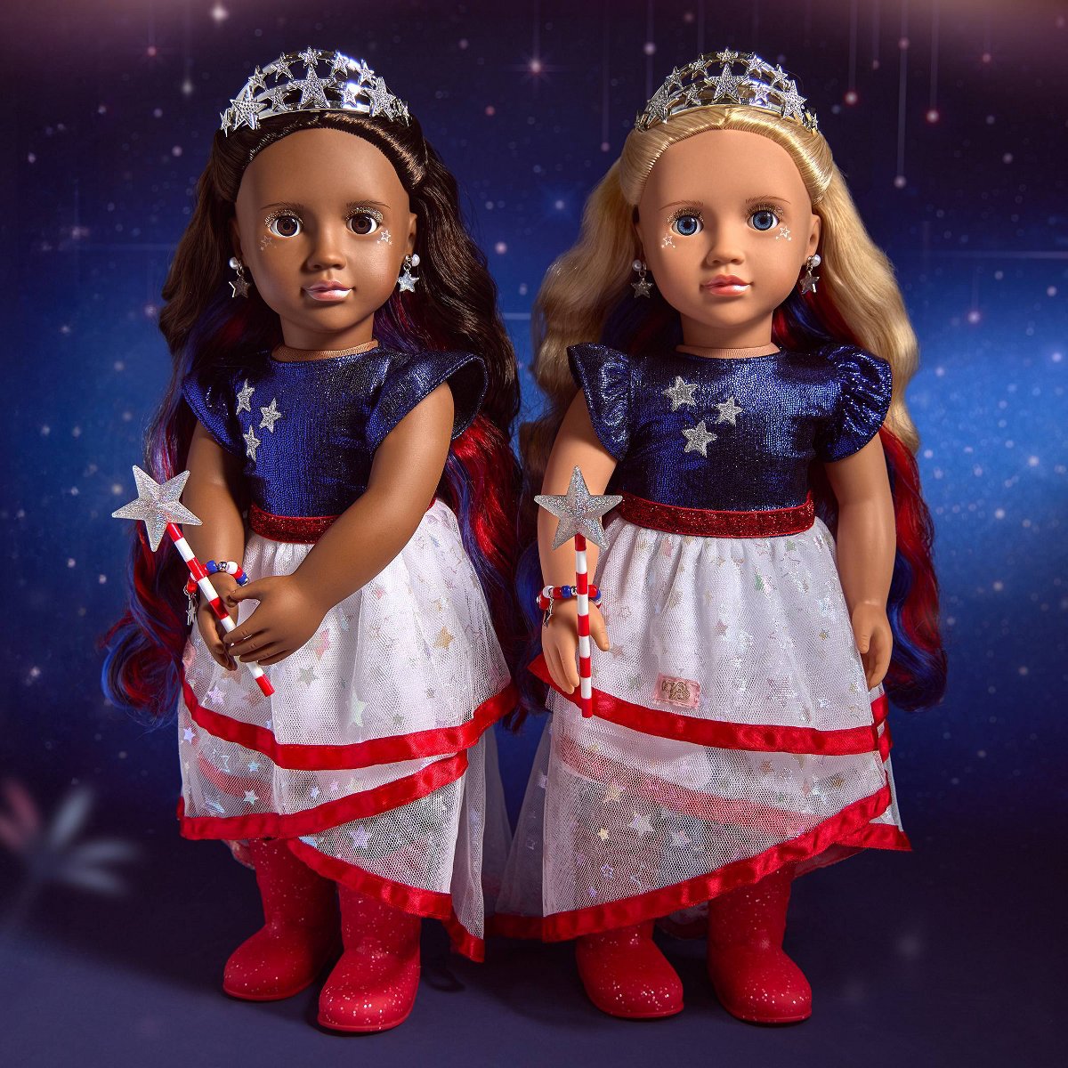 Детские куклы Our Generation Starla Fourth of July 18" Doll and Accessories Keepsake Collection 2026 Celebration Series — фото 6