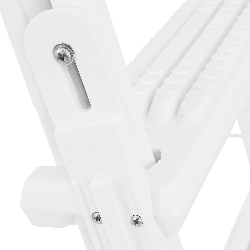 XtremepowerUS Above-Ground Pool Ladder A-Frame Entry Ladder A Type Style Ladder, White, 4 of 7