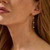 18K Gold Pearl Tassel Earrings | Hypoallergenic Dainty Drop for Women & Gifts - 2 of 4