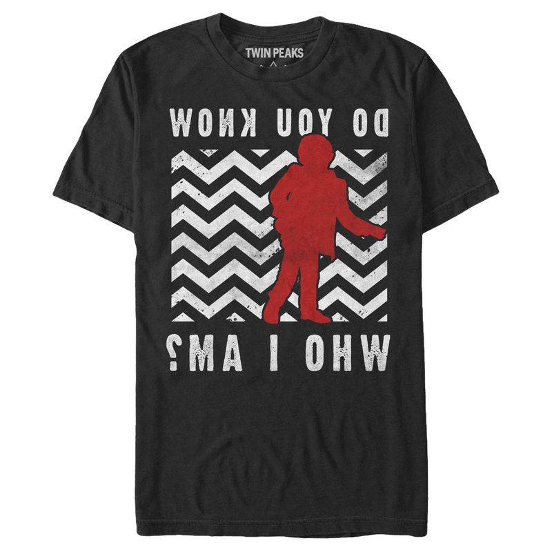 Men's Twin Peaks Backward Room Question T-Shirt, 1 of 5