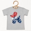 The Juniper Shop 4th Of July Balloon Dog Toddler Short Sleeve Tee - 2 of 4