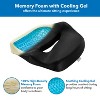 Mount-It! Office Seat Cushion, Premium Comfort Chair Cushion, Memory Foam & Gel Filling, Ergonomic Cushion for Chair Car Office Desk, Tailbone Relief - 4 of 4