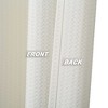 Soft Microfiber Fabric Shower Curtain or Liner with Decorative Embossed Pattern, Water Repellent - 3 of 4