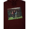 Harry Potter Prisoner Of Azkaban Screenshot Long Sleeve Maroon Adult Hooded Sweatshirt - 2 of 4