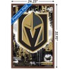 Trends International NHL Vegas Golden Knights - Maximalist Logo 23 Framed Wall Poster Prints - 3 of 4