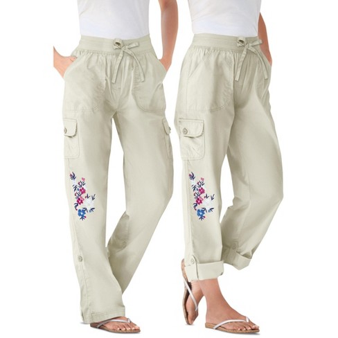 Woman Within Women's Plus Size Petite Convertible Length Cargo Pant - image 1 of 4