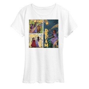 Women's - Disney - Wish Hope Dream Short Sleeve Graphic T-Shirt - 1 of 4