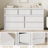 Drawer Dresser for Bedroom, Double Dresser Organizer with Drawers, Wooden Chest of Drawers for Living Room, Hallway - 4 of 4