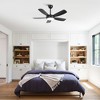 Parrot Uncle 42” Black Modern LED Ceiling Fan with Light and Remote - 3 of 4