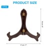 Unique Bargains Imitation Wood Adjustable Folding Picture Frame Display Stand 5 Pcs - 2 of 4