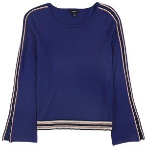 Alfani Womens Striped Bell Sleeve Pullover Sweater - 1 of 1