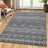 Modern Washable Rug - Non-Slip Kitchen & Bathroom Mat for Laundry, Nursery, Office, Living & Dining Room - Contemporary Carpet - 2 of 4