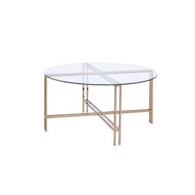 Veises Coffee Table Champagne - Acme Furniture