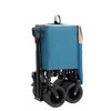 FURNIinspire Wheelbarrows And Lawn Carts Beach Wagon Lawn Cart Garden Cart, Heavy Duty Folding Utility Yard Cart, Blue, 20.87"*42.91"*32.68" - 2 of 4