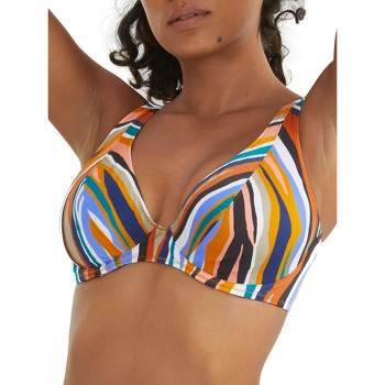 Cala Selva Underwired Plunge Bikini Top by Freya