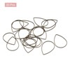 Unique Bargains Teardrop Hollow Open Bezel Linking Ring for Jewelry Making 20 Pcs - 3 of 4