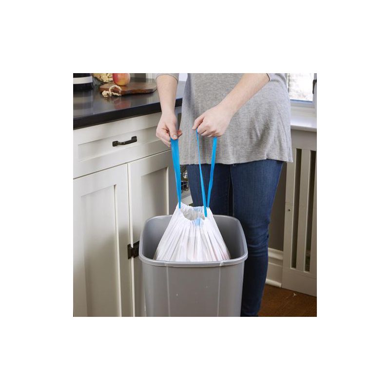 Hefty Ultra Strong Tall Kitchen Drawstring Trash Bags - Citrus Twist Scent - 13 Gallon - 50ct, 6 of 10