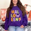 Simply Sage Market Women's Graphic Sweatshirt Halloween Lightning Bolt Colorful - 2 of 4