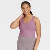 Women's Flex Light Support V-Neck Cropped Sports Bra - All In Motion™ - 4 of 4