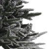 Aghana Digitals 70.9in Pre-Lit Flocked Artificial Christmas Tree, Green with White Snow, LED Warm - 4 of 4