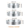 Unique Bargains 304 Stainless Steel Durable Corrosion Resistant High Temperature Resistance Cake Rings 1 Pc - 2 of 4
