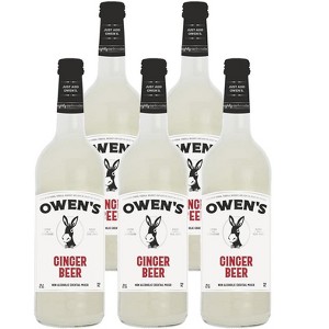 Owen’s Craft Mixers Ginger Beer 750ml | Handcrafted in the USA with Premium Ingredients | Vegan & Gluten-Free Soda Mocktail and Cocktail Mixer - 1 of 3